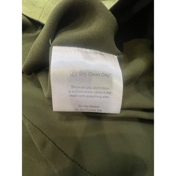 Free People x Fame & Partners Ruffle One Shoulder Cara Mini Dress Green Sz 4 - Picture 14 of 16